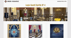 Desktop Screenshot of logiasanctispiritu.rosacruz.info